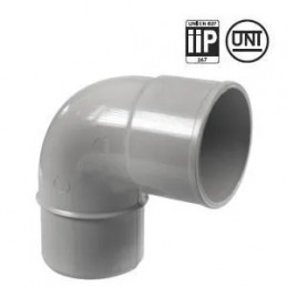 Coude simple en pvc 87° M/F...