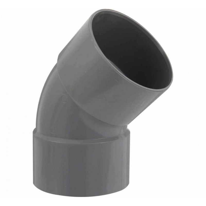 Coude simple en pvc 45° F/F 100mm