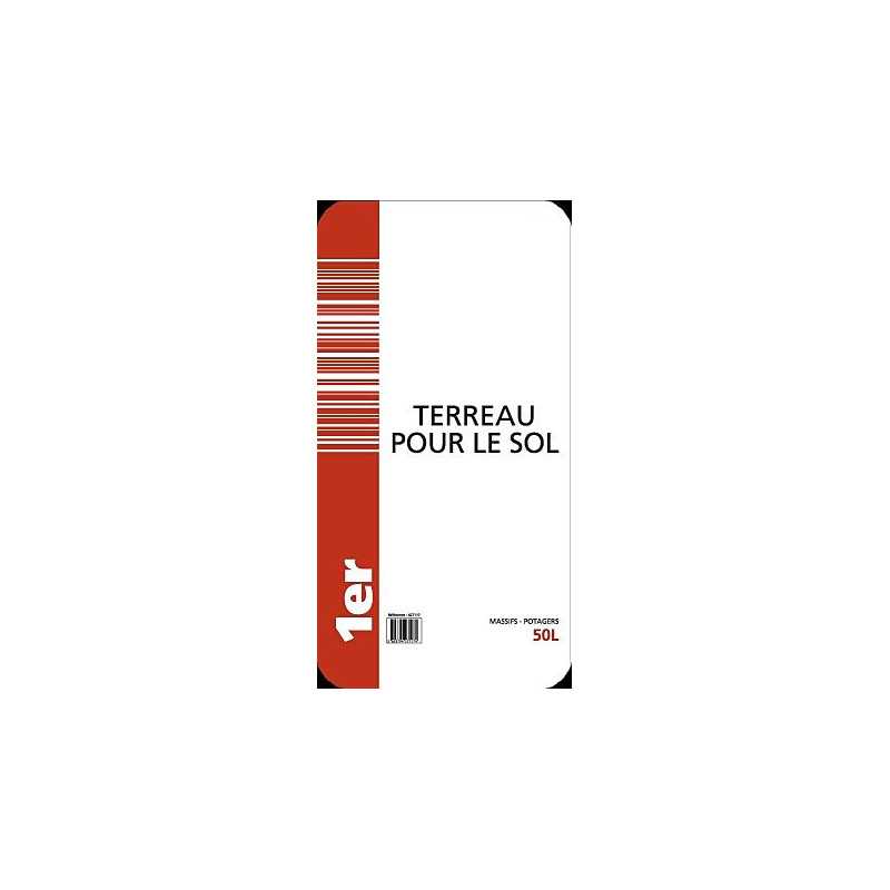 lot de 2 sacs terreau pour le sol -50l 1er